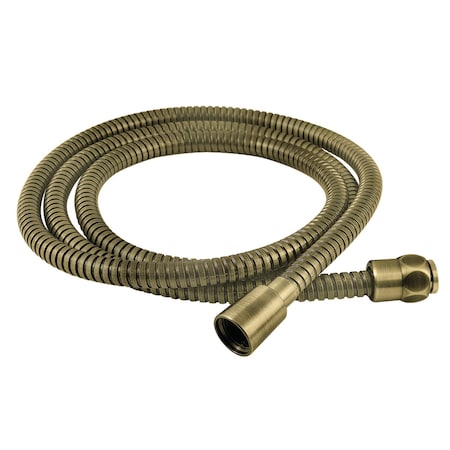 Kingston Brass 72Inch Stainless Steel Shower Hose, Antique Brass H72SS3